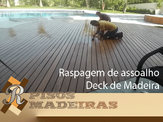 assoalho deck de madeira raspagem 1